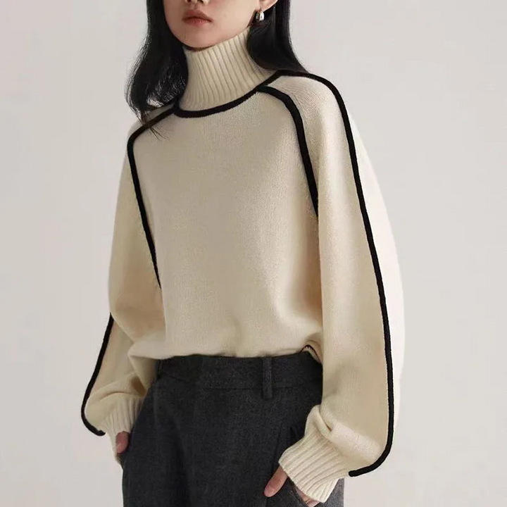 Susan | Comfortable High Neck Sweater