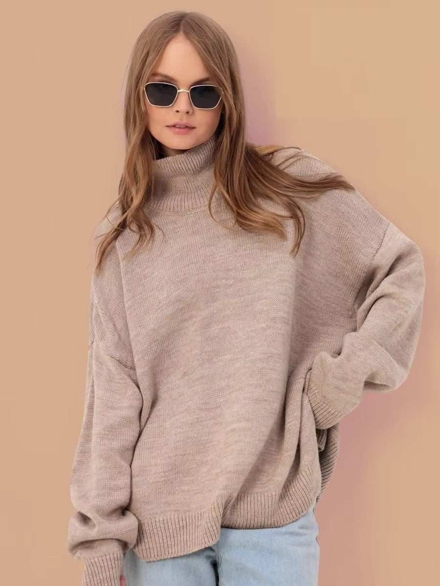 Sarah | Oversized Slit Sweater