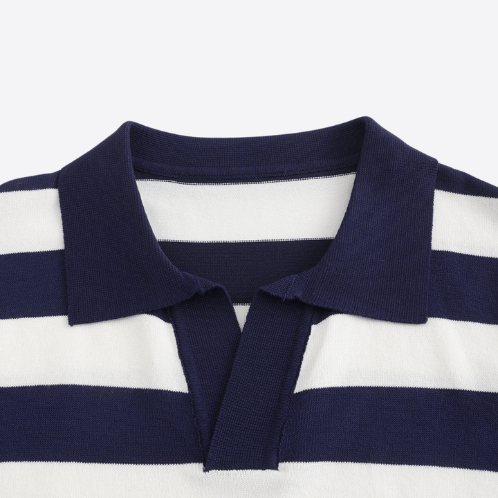 Gregory | Striped Polo.