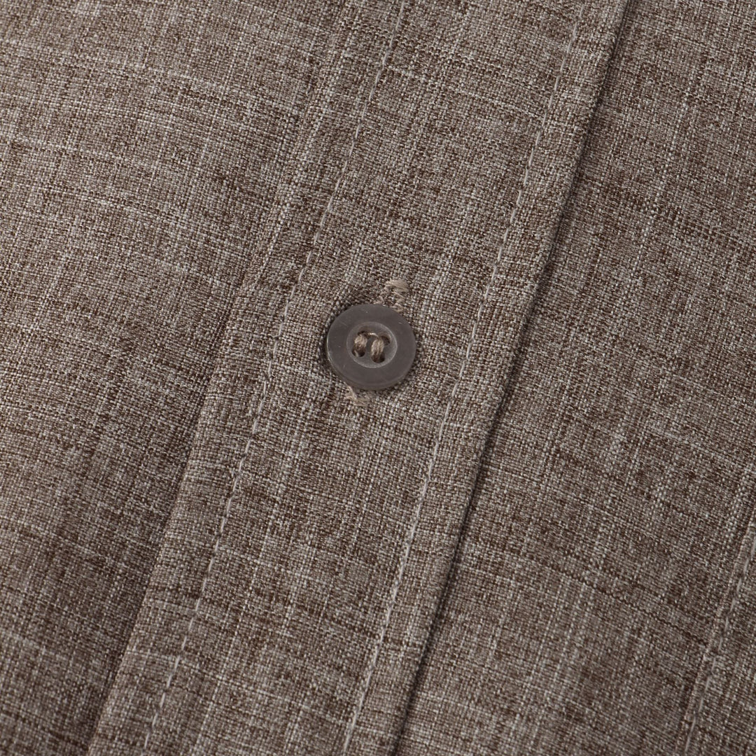 Benjamin | Solid Cotton Shirt with Buttons.