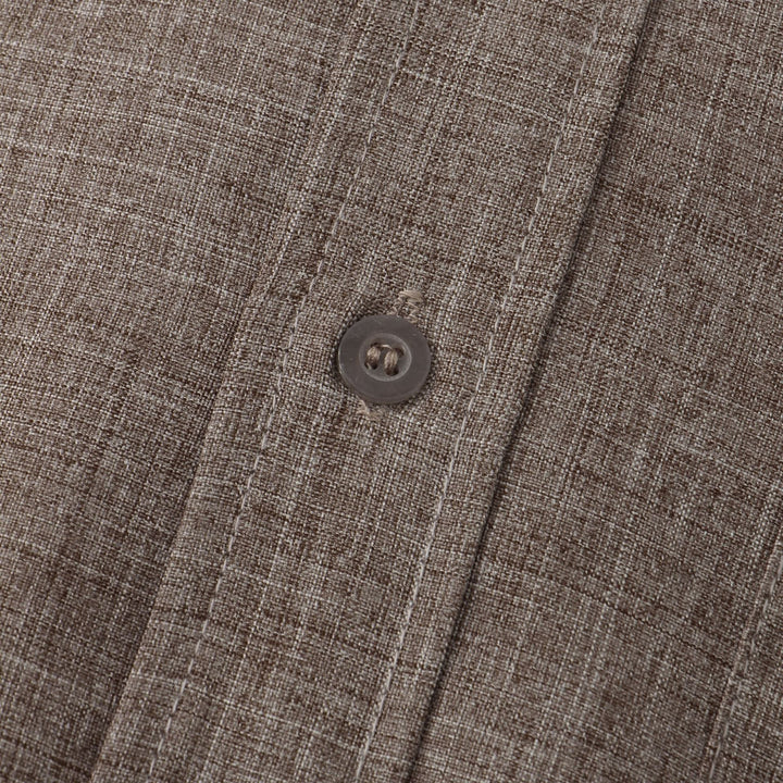 Benjamin | Solid Cotton Shirt with Buttons.