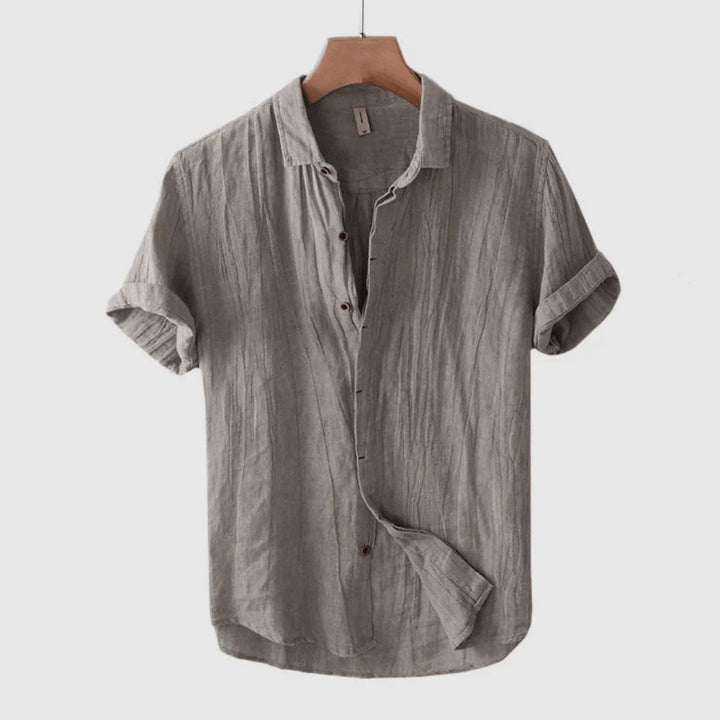 Scott | Elegant Short Sleeve Button-Up Shirt
