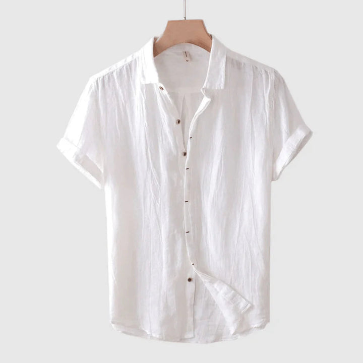 Scott | Elegant Short Sleeve Button-Up Shirt